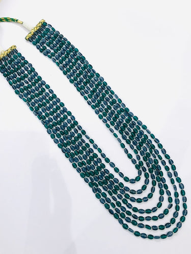 Dark Green Beads Necklace